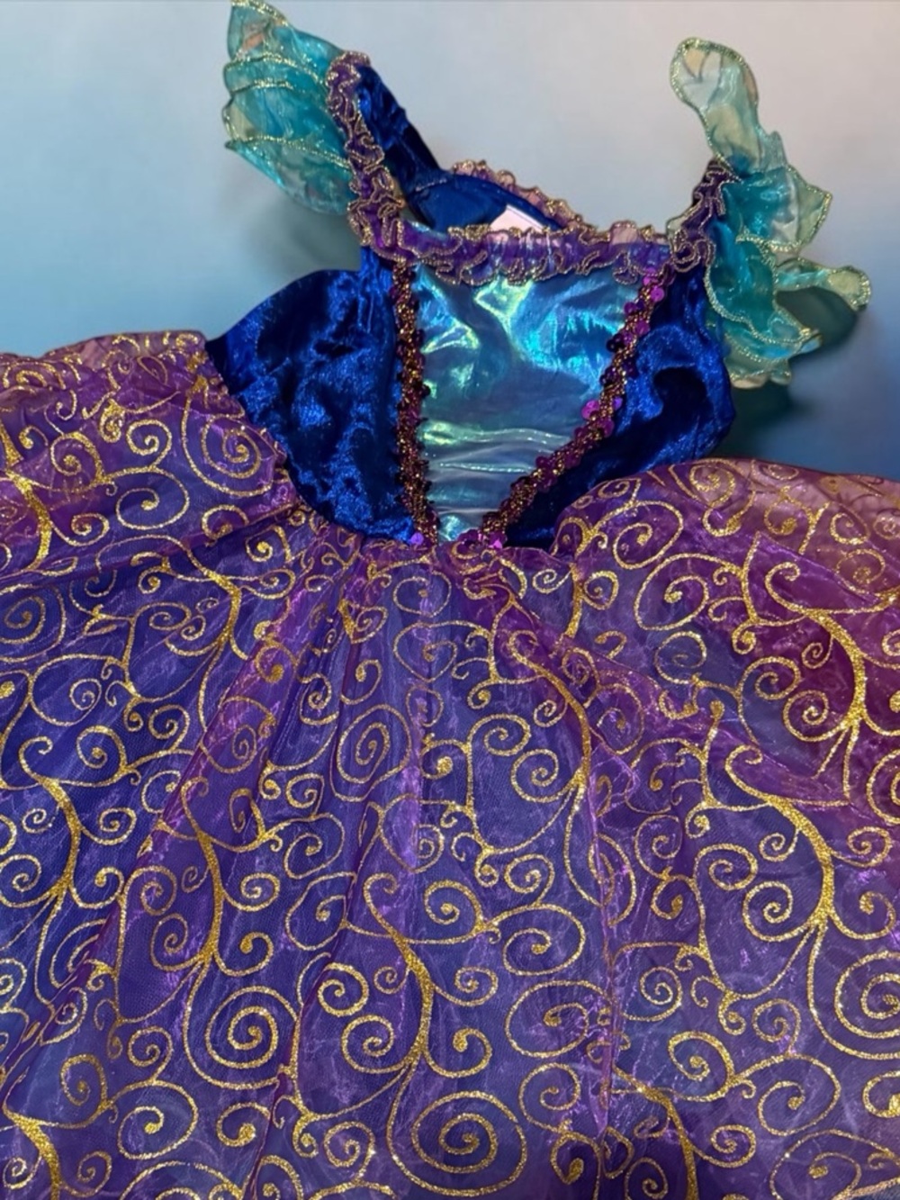 Fairy Dust Peacock Kids Dress Up Costume Dress Only